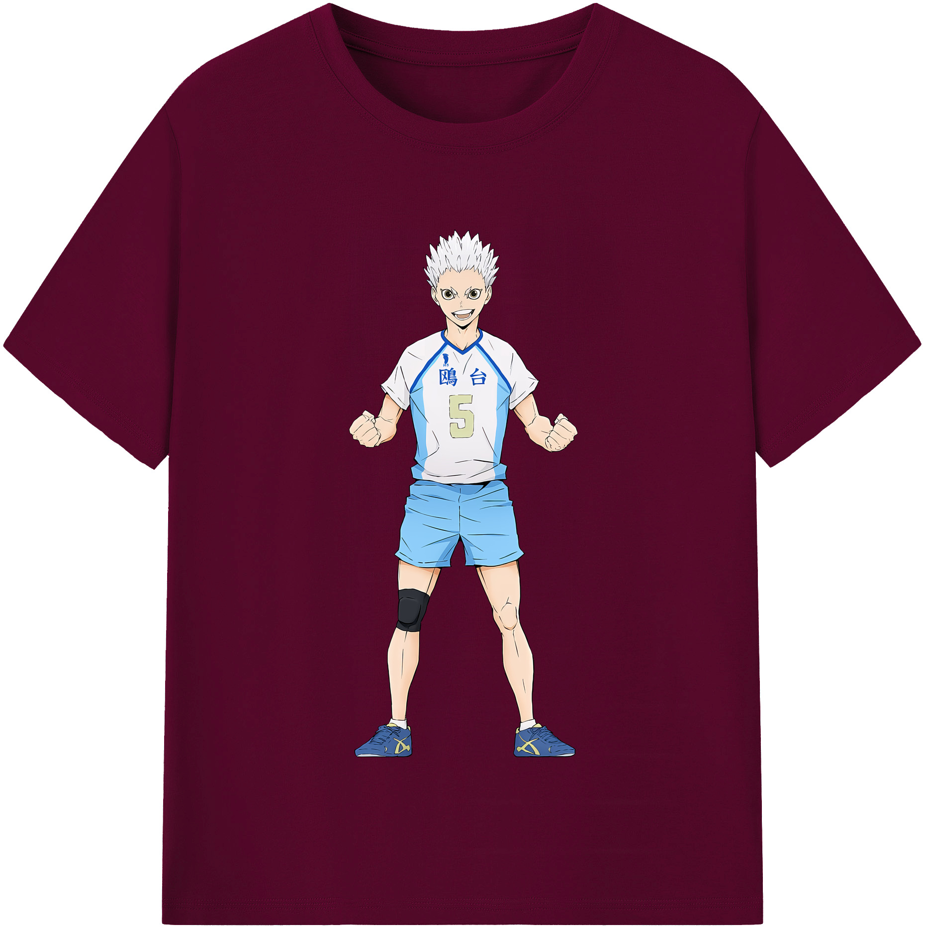 （画像用） ハイキュー!! Haikyu!! レディースカジュアルプリントTシャツ（綿100％）
